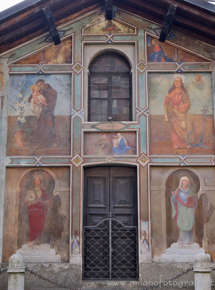 Carpignano Sesia (Novara, Italy) - Facade of the Oratory of San Giuseppe